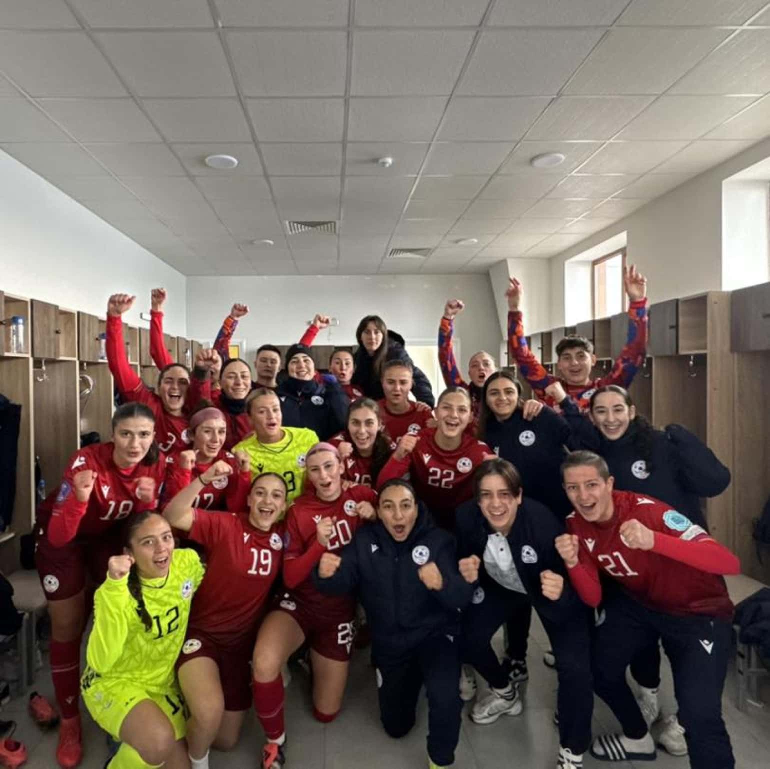 L&rsquo;équipe nationale féminine d’Arménie s’est imposée 6-1 face au Liechtenstein