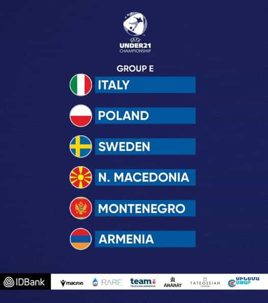 Les adversaires de l&rsquo;équipe nationale d’Arménie de football des moins de 21 ans lors du tour de qualification du Championnat d&rsquo;Europe sont connus