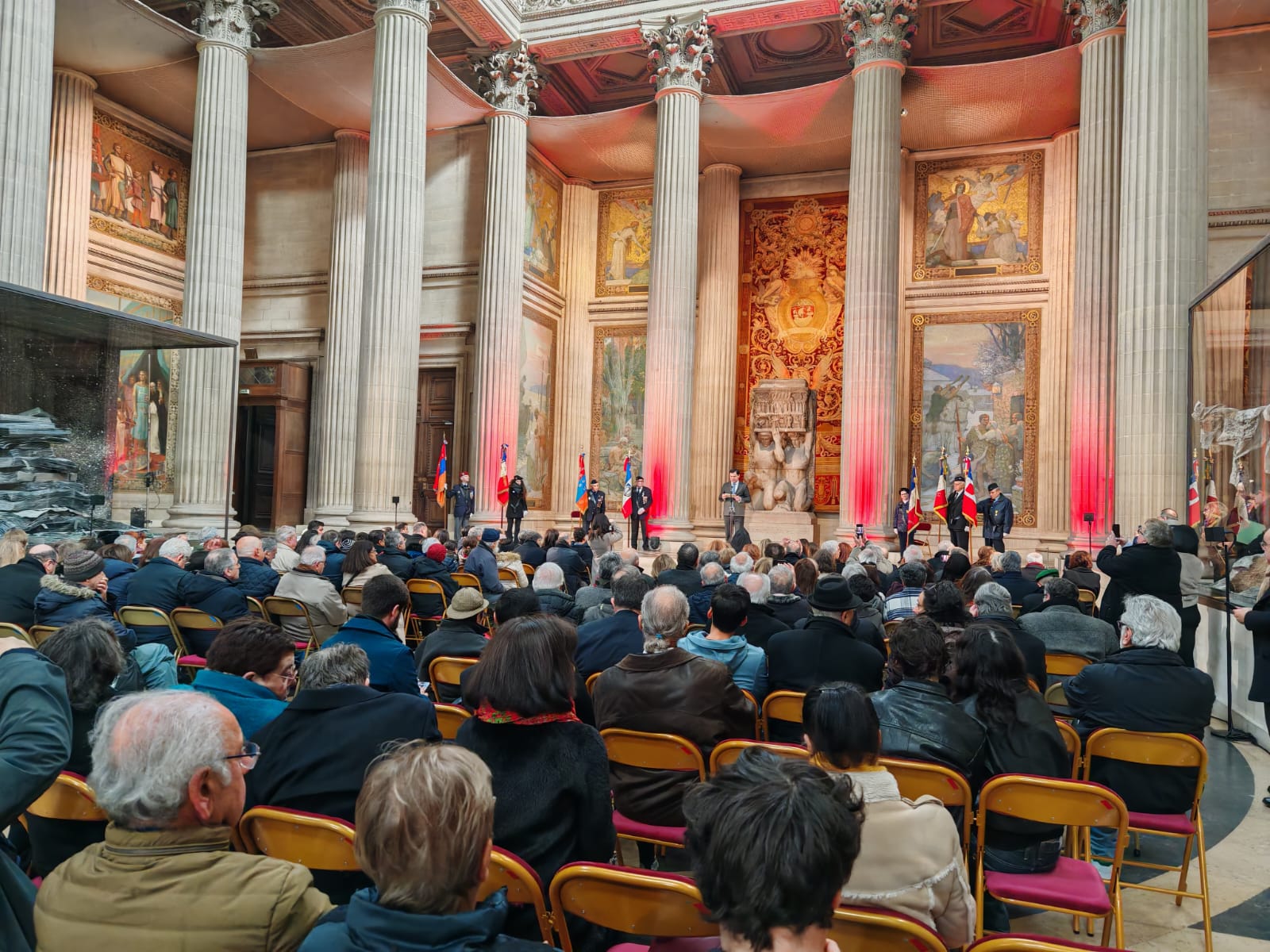 L’Ambassadeur d’Arménie Arman Khachatryan a participé à la cérémonie du premier anniversaire de la panthéonisation des résistants Missak et Méliné Manouchian