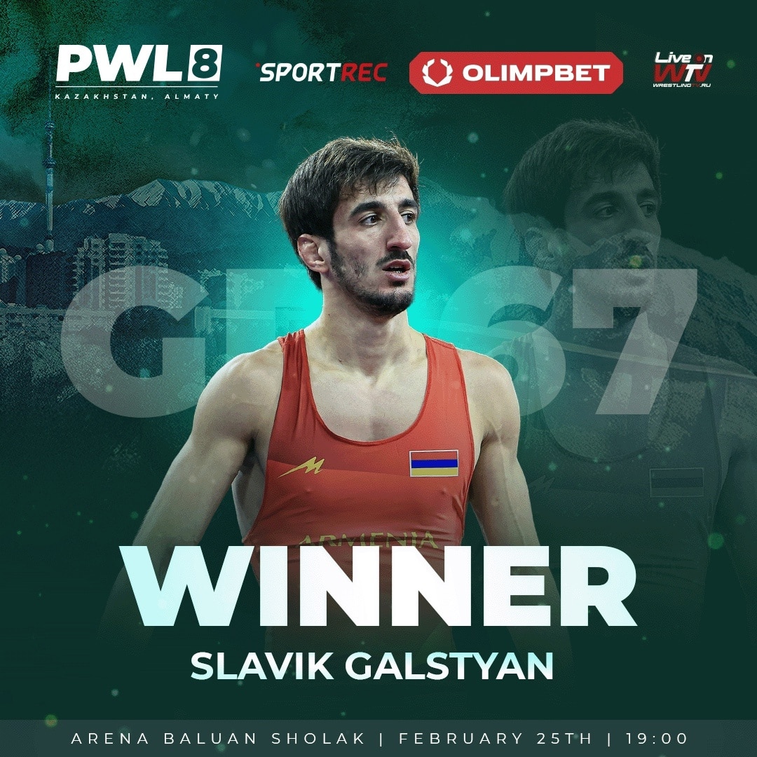 PWL-8. Le lutteur Slavik Galstyan (Arménie) a battu le champion olympique de Paris-2024 le cubain Luis Horta Sanchez
