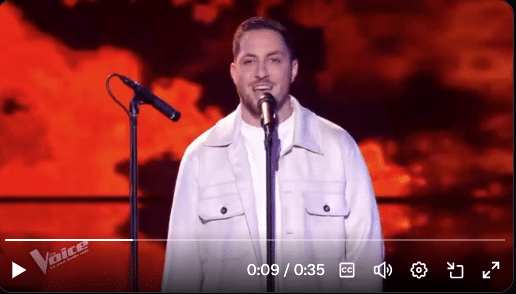 Lévon Khozian a électrisé le plateau des auditions à The Voice