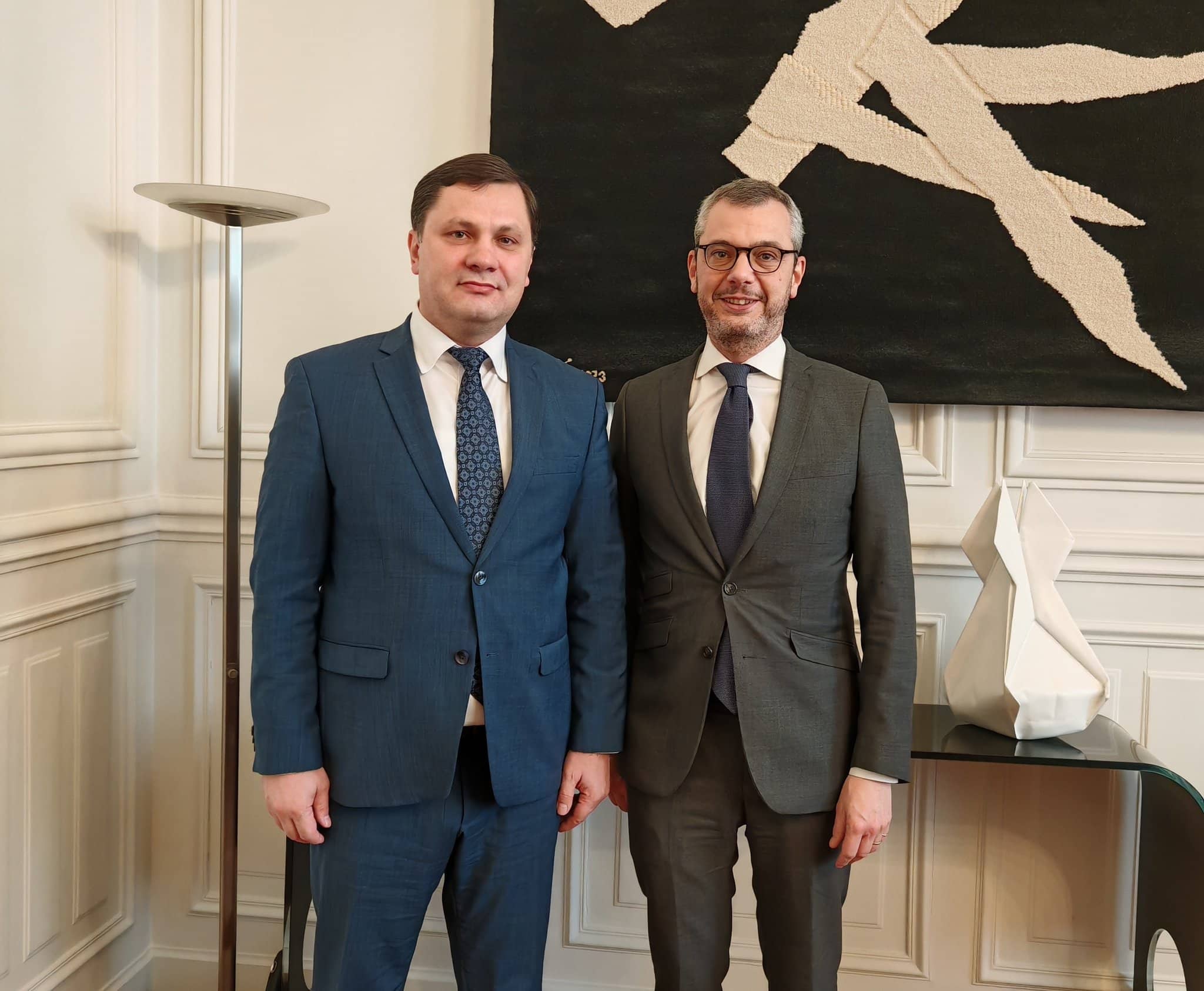 Arman Khachatryan : rencontre avec Alexis Kohler, secrétaire générale de l&rsquo;Elysée