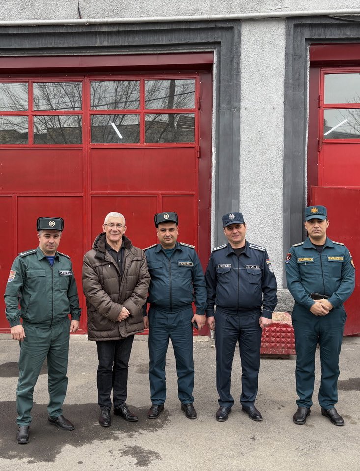 France en Arménie : un expert français avec les pompiers d&rsquo;Erevan