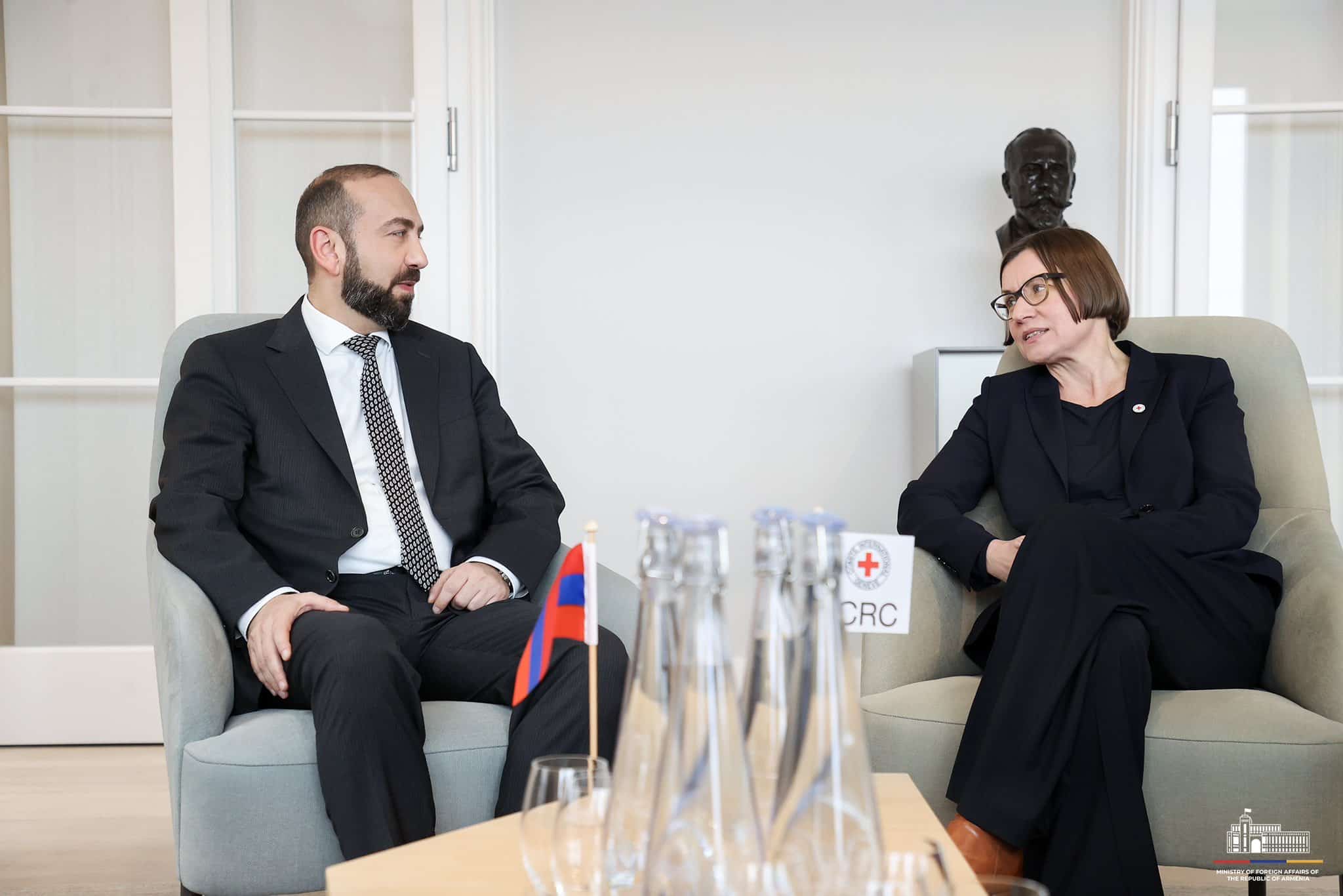 Hasmik Tolmajian : A. Mirzoyan s’est entretenu avec Mirjana Spoljaric du CICR