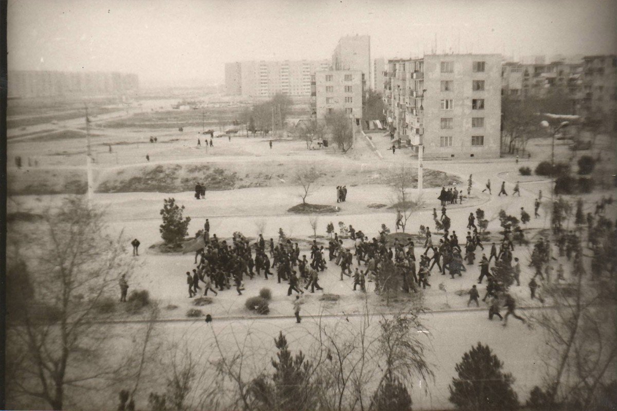 Hommage aux victimes arméniennes des pogroms de Sumgaït