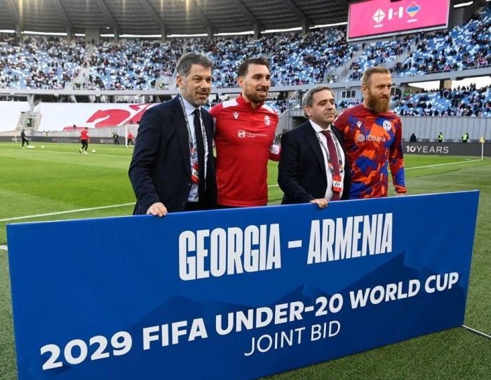 Les fédérations de football d&rsquo;Arménie et de Géorgie soumettent une candidature conjointe pour la Coupe du monde U-20 de 2029