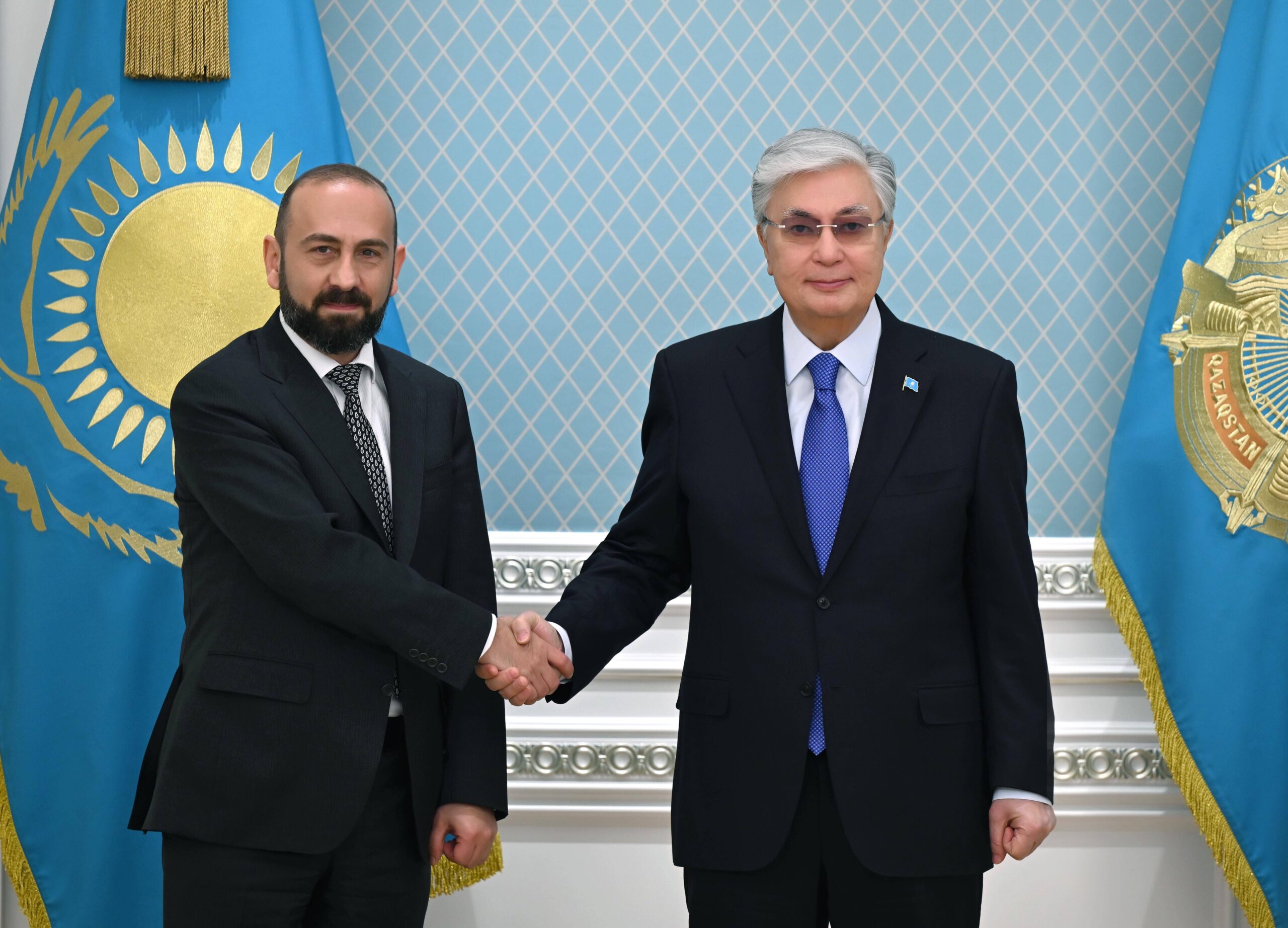 Rencontre du ministre des Affaires étrangères de l&rsquo;Arménie avec le président du Kazakhstan