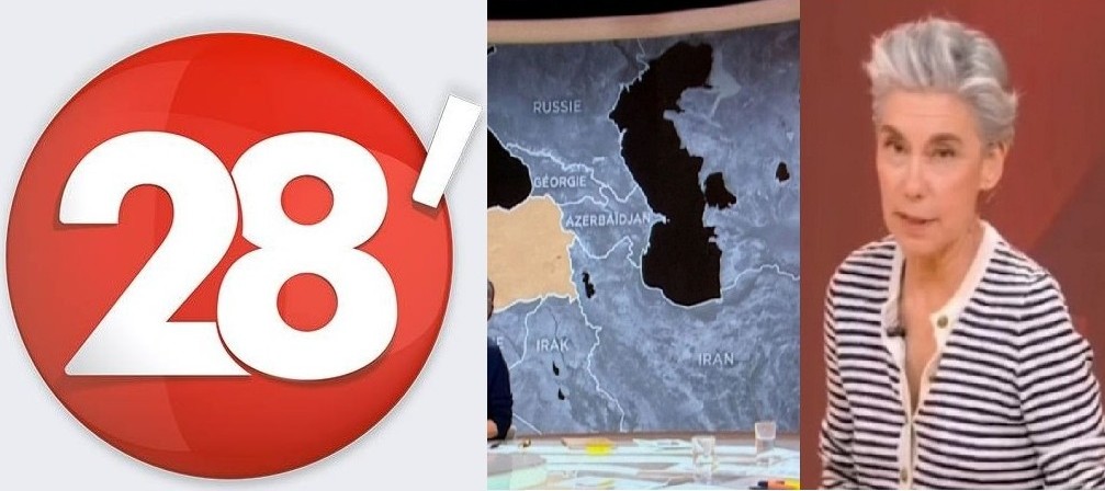 Arte présente ses excuses pour la carte de l’émission 28 Minutes, sur laquelle l’Arménie avait disparu au profit de l’Azerbaïdjan