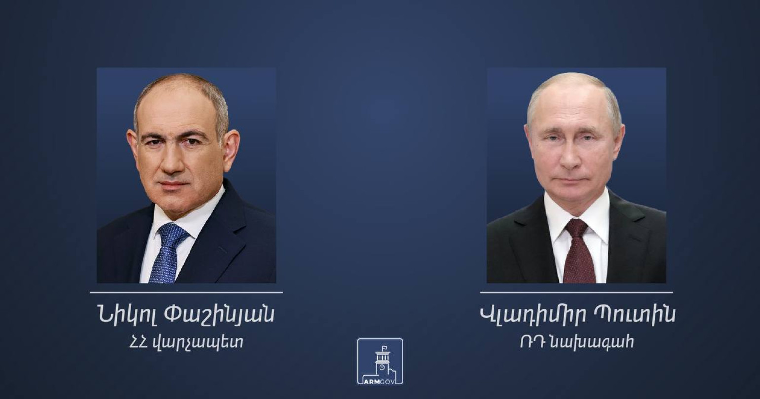 Nikol Pachinian et Vladimir Poutine ont eu un entretien téléphonique aujourd’hui