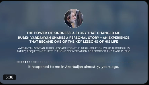 Message de Ruben Vardanyan