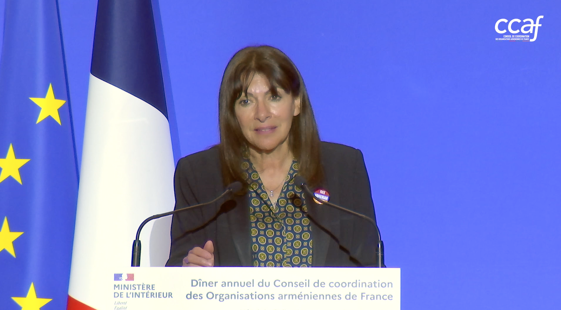 Dîner du CCAF (11/3/25) : discours d&rsquo;Anne Hidalgo