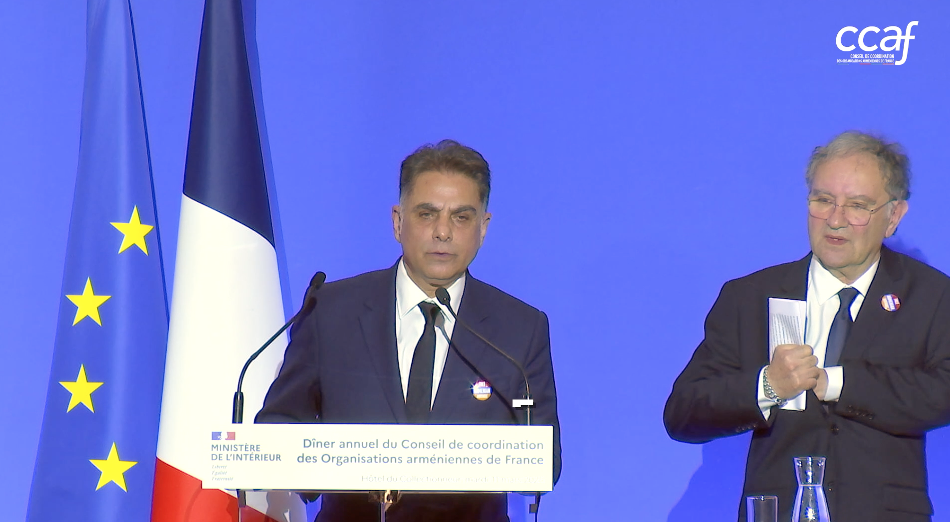 Dîner du CCAF (11/3/25) : discours de Mourad Papazian