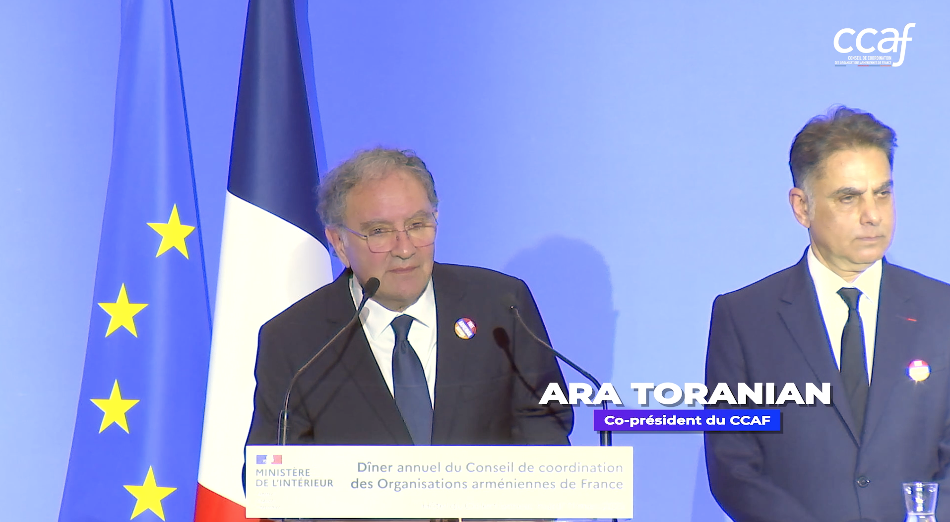 Dîner du CCAF (11/3/25) : discours d&rsquo;Ara Toranian