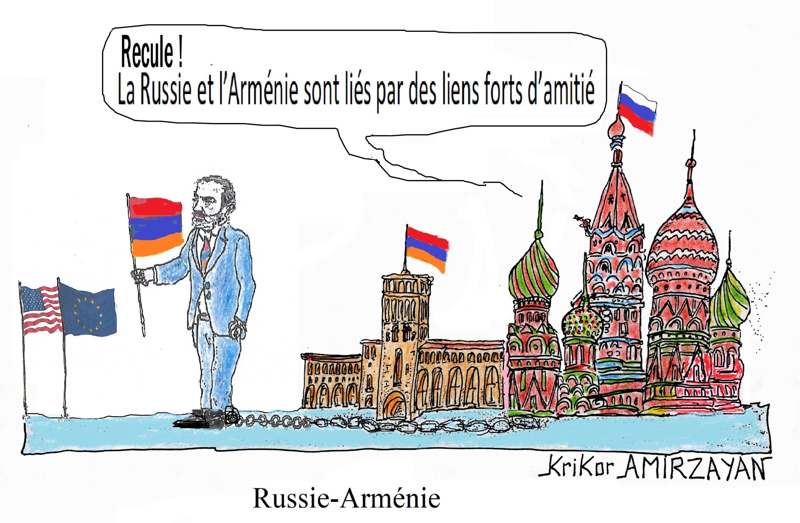 Les relations entre la Russie et l’Arménie n’ont pas été interrompues affirme Dimitri Peskov le porte-parole du président russe Vladimir Poutine