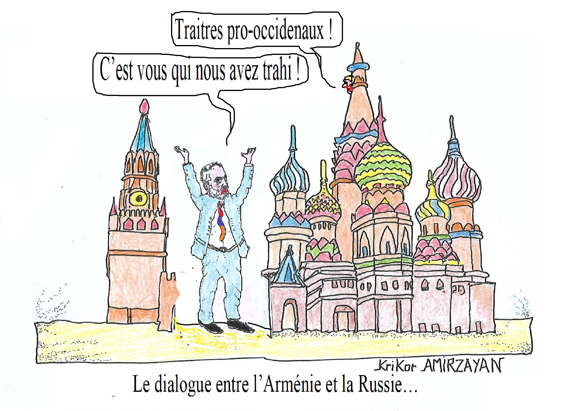 Les dirigeants de la Russie et de l’Arménie sont en contact permanent, il existe un dialogue politique à multiples facettes indique le Ministère russe des Affaires étrangères