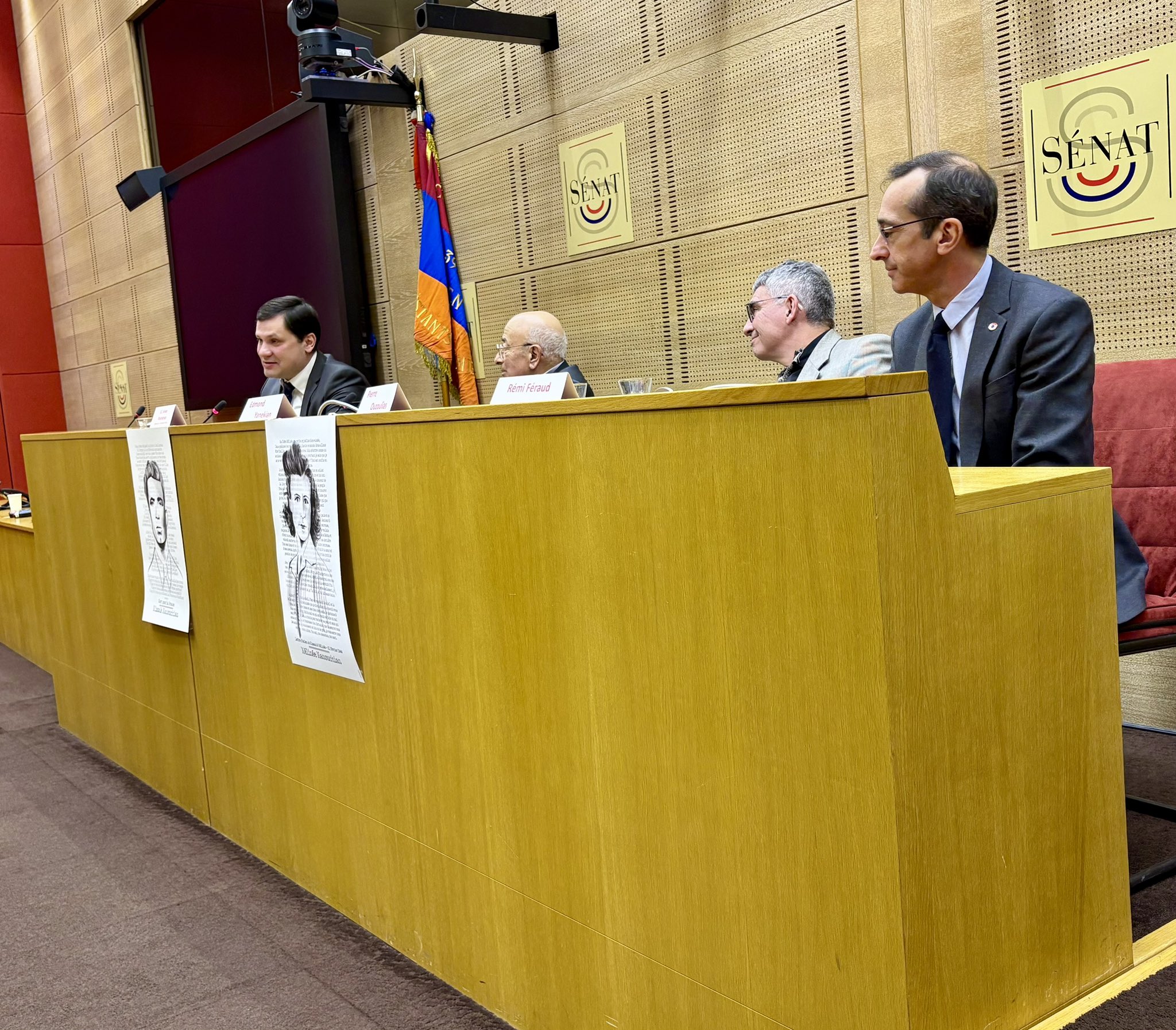 Rémi Féraud : Colloque au Sénat sur l&rsquo;affiche rouge, organisé par l&rsquo;UCFAF