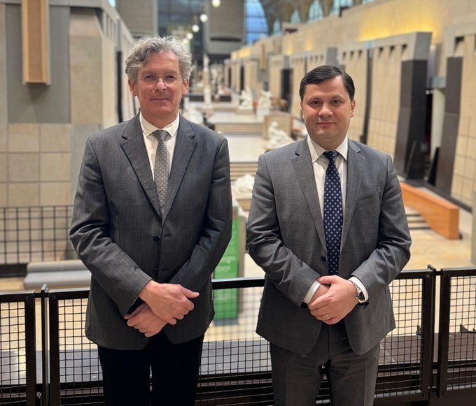 Arman Kachatryan : rencontre avec Sylvain Amic Président des  MuseeOrsay  et  MuseeOrangerie .