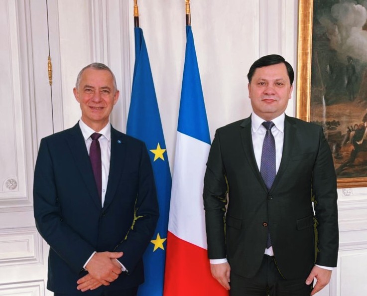 Arman Khachatryan :  échange productif avec JM Jacques , Président de la commission de la défense nationale et des forces armées de l&rsquo;A.N.