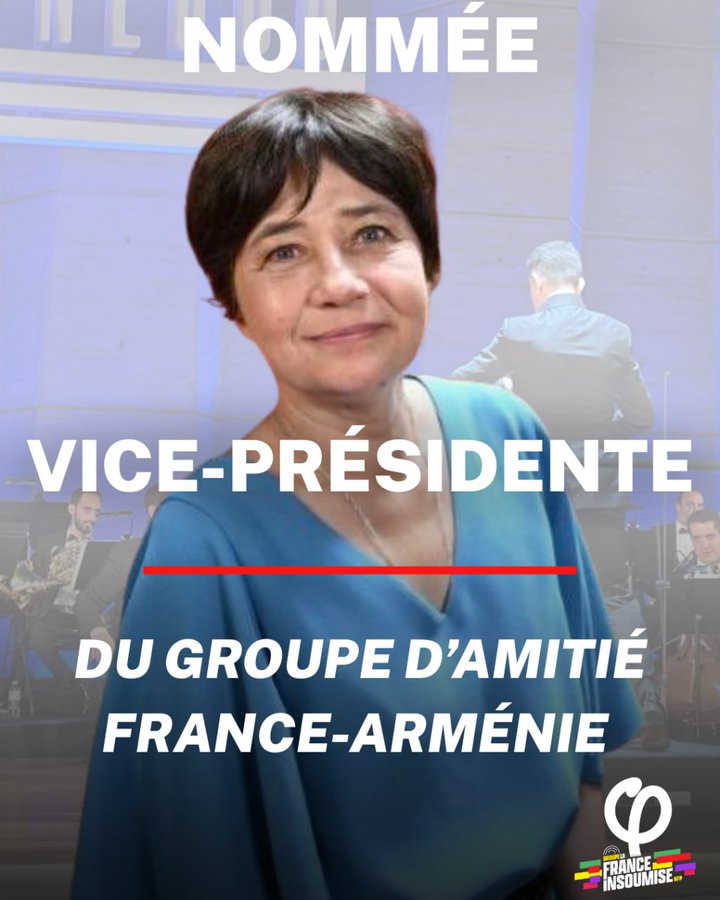 Patricia Martin vice-présidente du groupe d&rsquo;amitié France-Arménie
