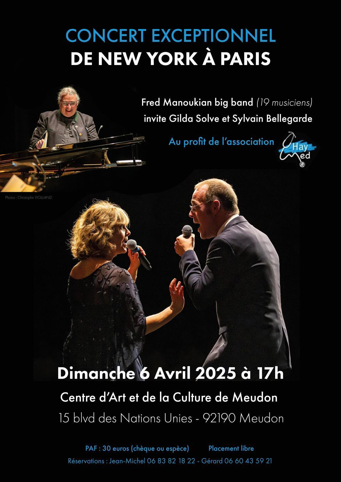 Concert le 6 avril à Meudon au profit de HayMed