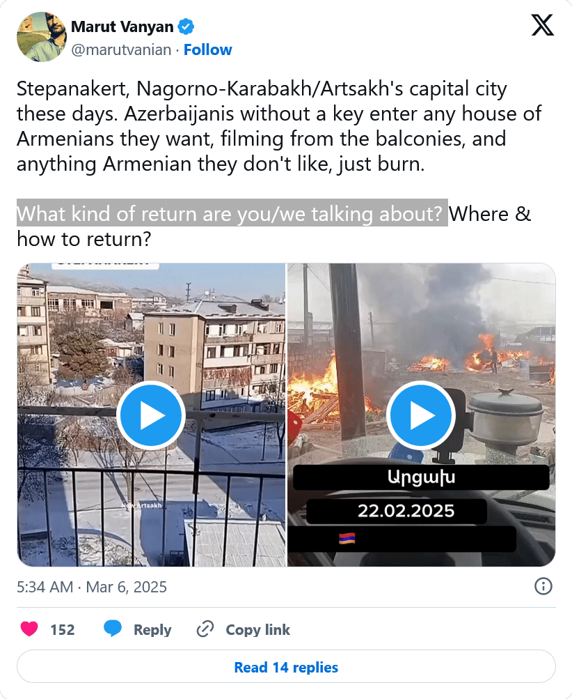 Marut Vanyan : What kind of return are you/we talking about?