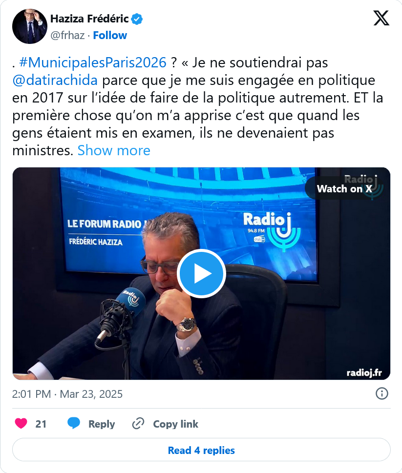 F. Haziza : A. Buzyn ne soutiendra pas Dati