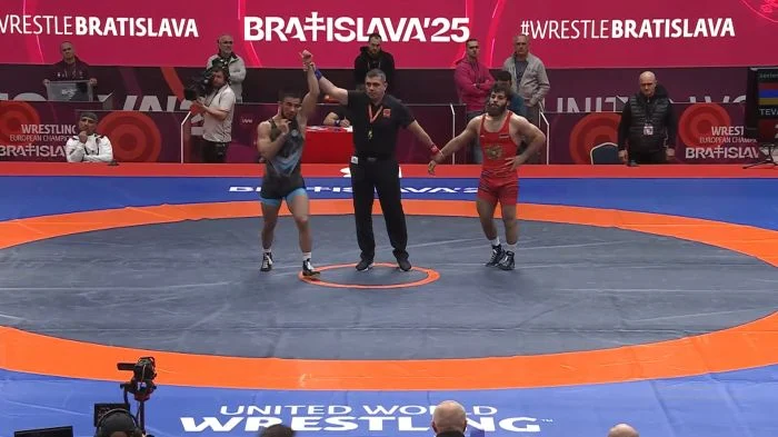 Vazgen Tevanyan (Arménie) a perdu en quarts de finale des championnats d’Europe de lutte libre à Bratislava (Slovaquie), Arman Andreasyan est en demi-finale des 70 kg