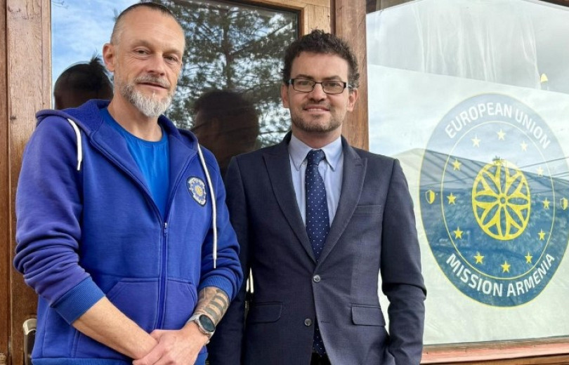 J&rsquo;ai eu une réunion utile avec l&rsquo;équipe de l&rsquo;UE en Arménie, les habitants de Syunik ont le droit de vivre en paix affirme l’Ambassadeur britannique John Gallagher