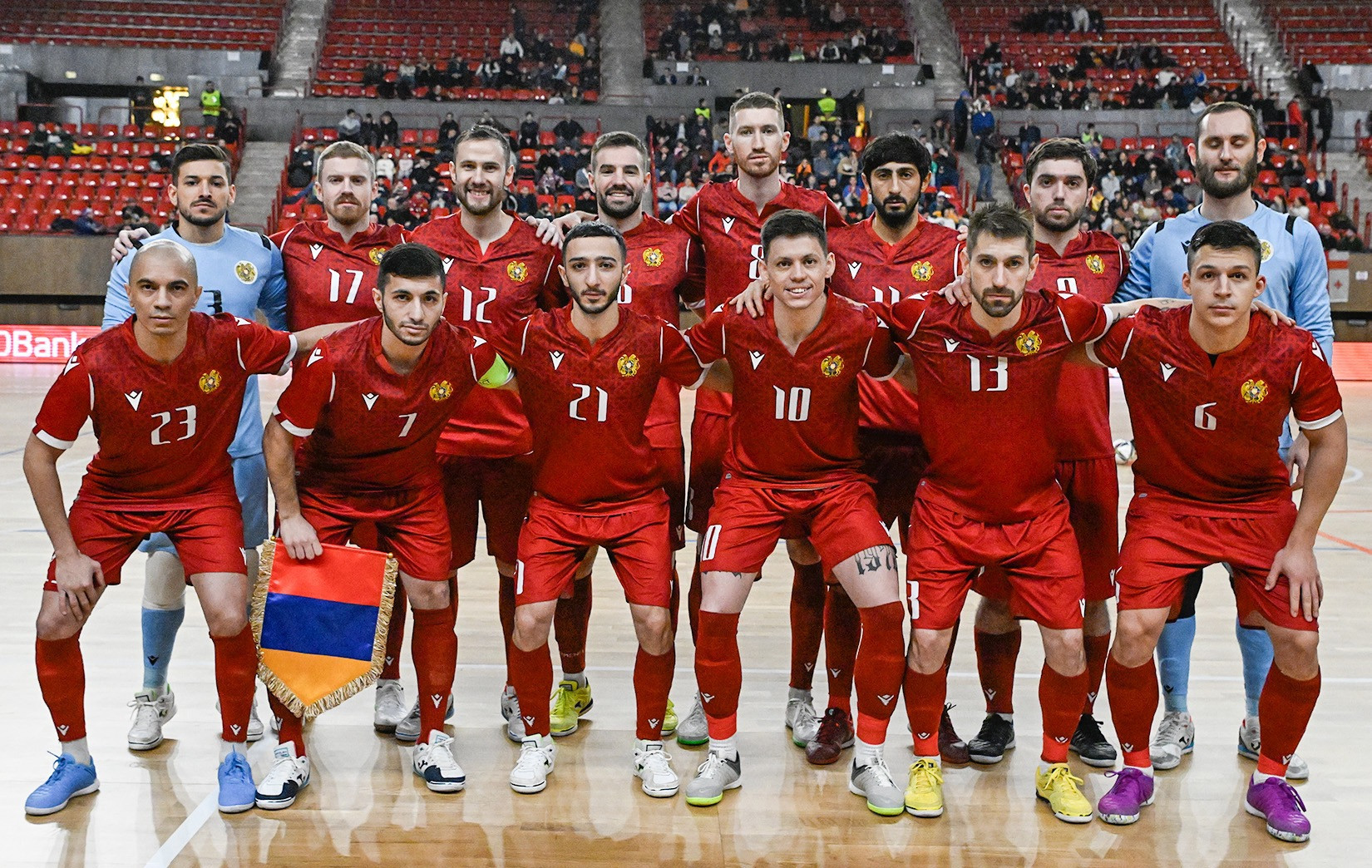 L&rsquo;équipe nationale d’Arménie de futsal est désormais à la 20e place au classement FIFA