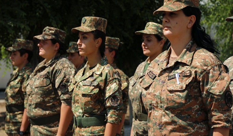L’augmentation de l’implication des femmes dans les forces armées d’Arménie sera assurée