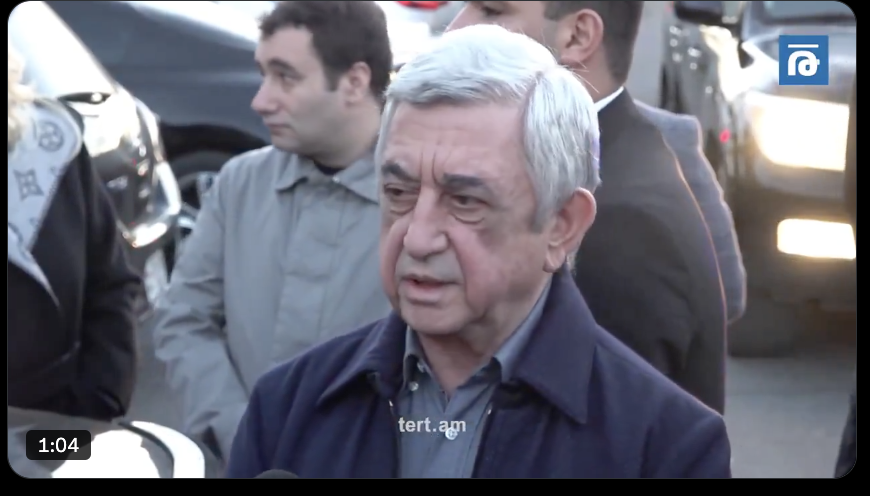 Serge Sarkissian : « Lorsque des alliés vous offrent leur soutien et que vous le rejetez, que sont-ils censés faire ? »