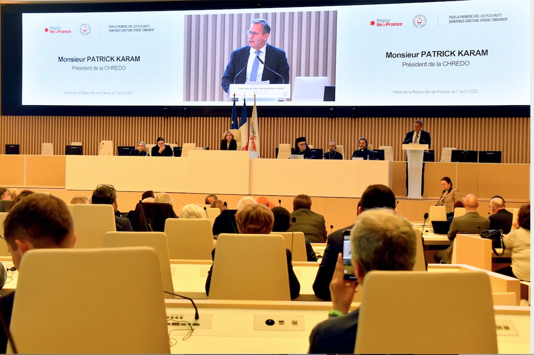 A l&rsquo;invitation de la Chredo : les plus hauts dignitaires chrétiens syriens témoignent à la région IDF en présence de B. Retailleau