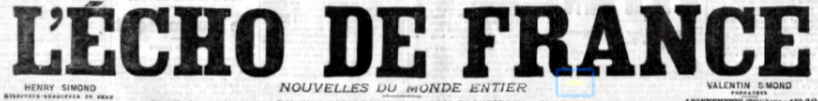 LE GÉNOCIDE DES ARMÉNIENS DANS LA PRESSE DE 1915 (11)