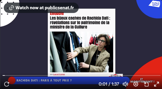 Public Sénat : Dati traîne déjà pas mal d’affaires…