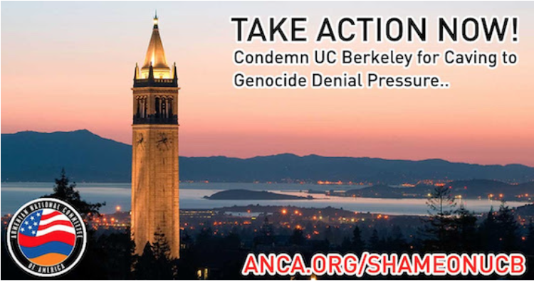 Sous la pression de l&rsquo;Azerbaïdjan, l&rsquo;université de Berkeley annule la projection d&rsquo;un film sur l&rsquo;Artsakh