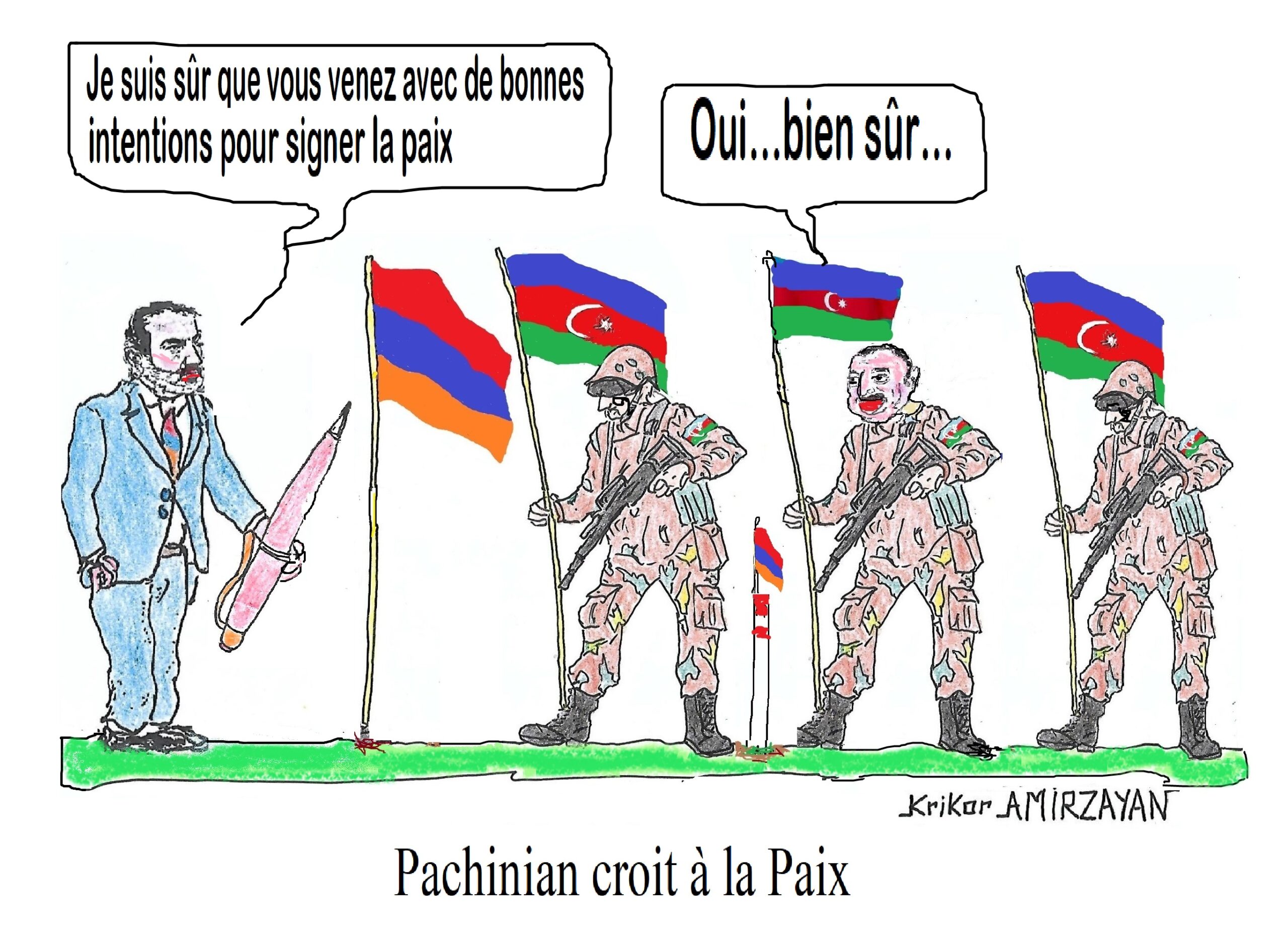 Nikol Pachinan : Il n’y aura pas de guerre, il y aura la paix en Arménie
