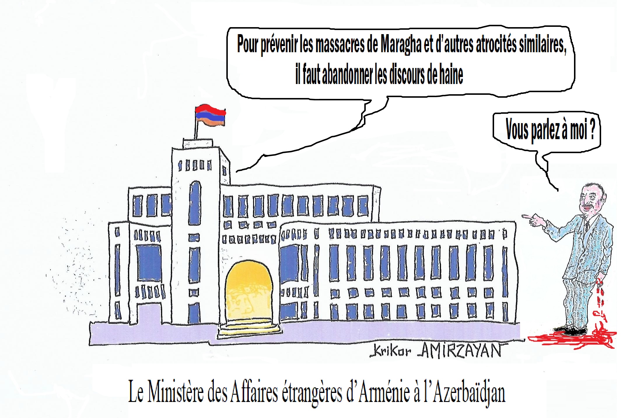Ministère des Affaires étrangères d’Arménie : Pour prévenir les massacres de Maragha et d’autres atrocités similaires, il faut abandonner les discours de haine