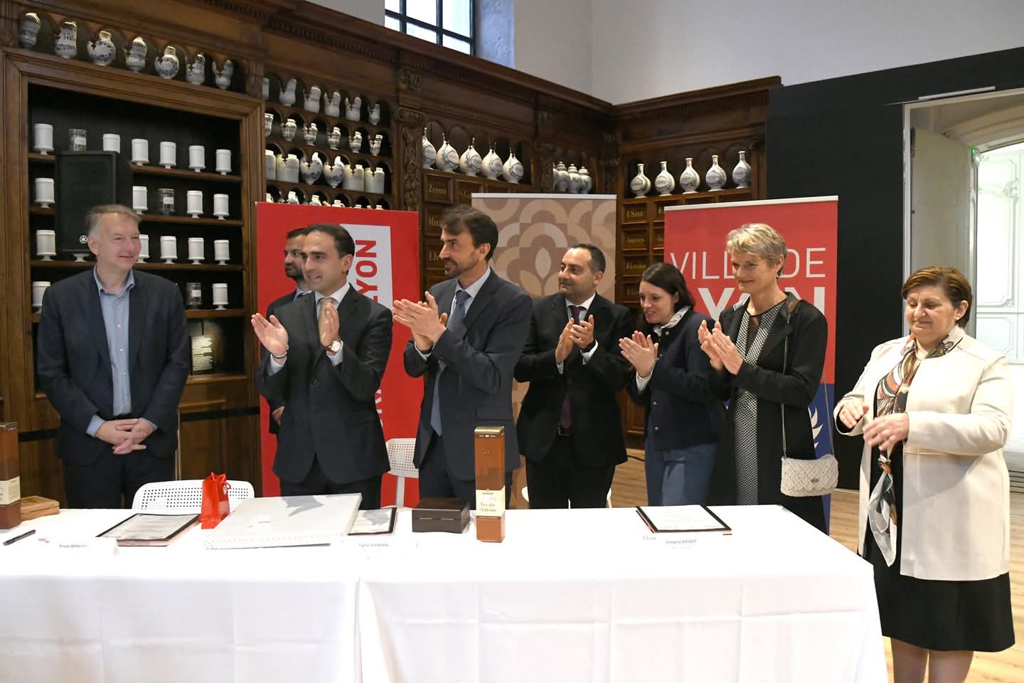 Ambassade d&rsquo;Arménie : signature de l&rsquo;accord de coopération Lyon-Erevan