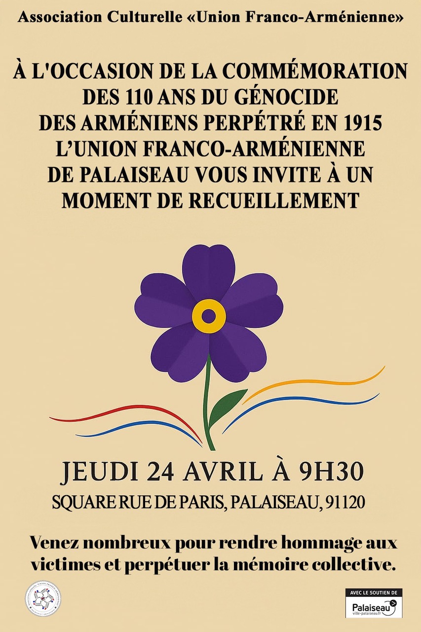 Palaiseau commémore le génocide des Arméniens