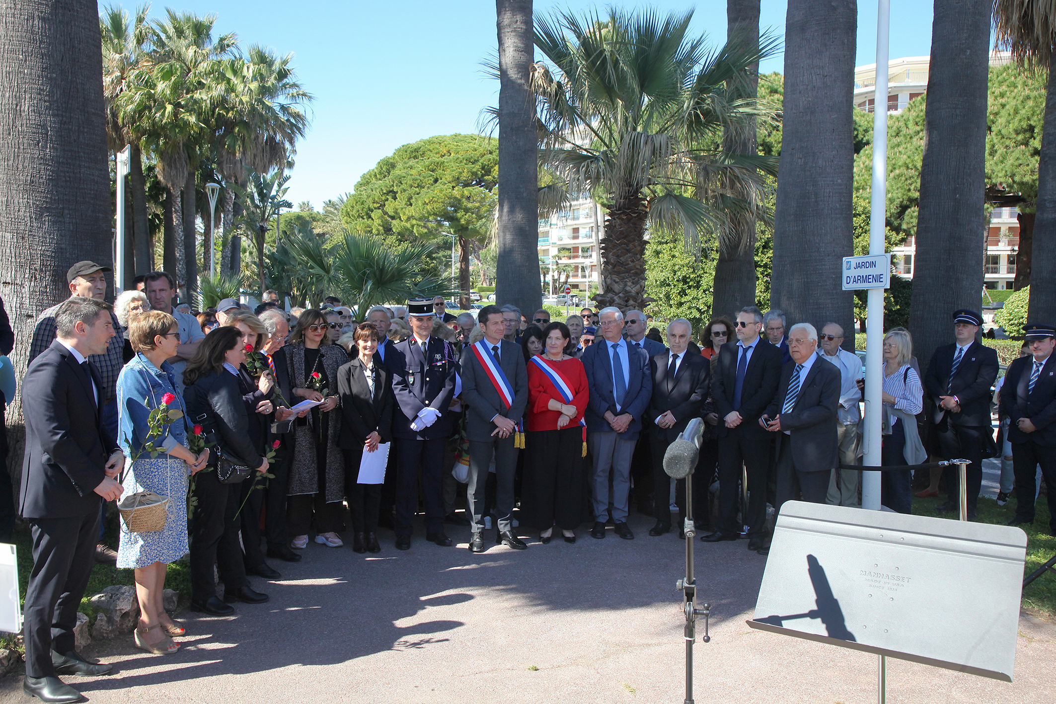 24 avril : commémoration à Cannes