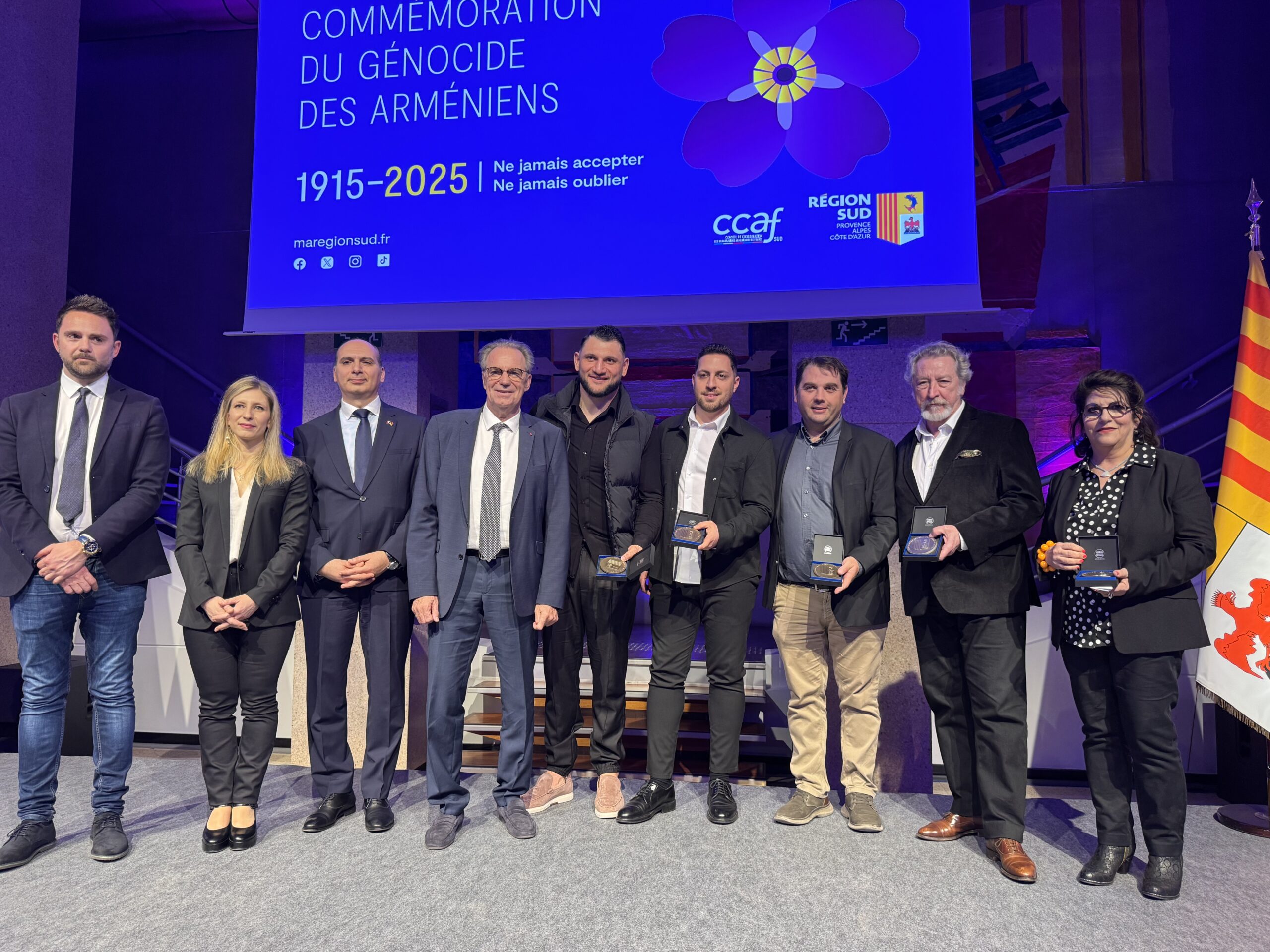 La Région Sud commémore avec le CCAF le 110e anniversaire du génocide des Arméniens