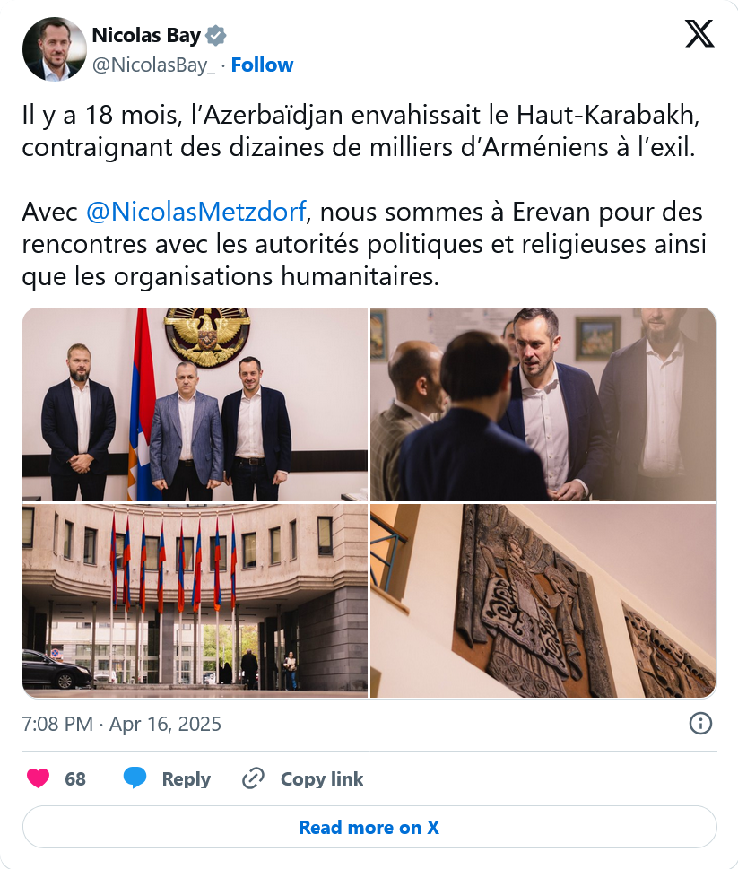 N. Bay : Il y a 18 mois, l’Azerbaïdjan envahissait le Haut-Karabakh