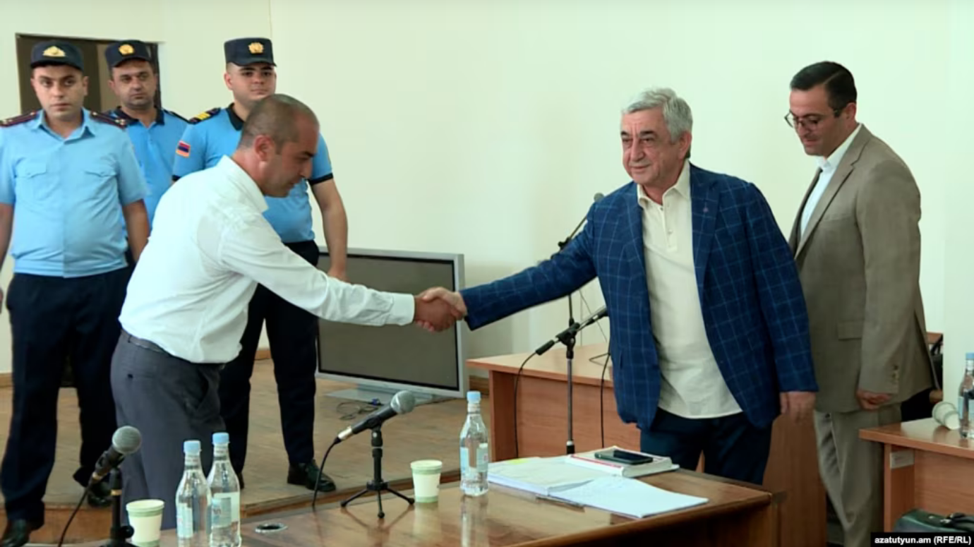 La cour annule l&rsquo;acquittement de Serge Sarkissian