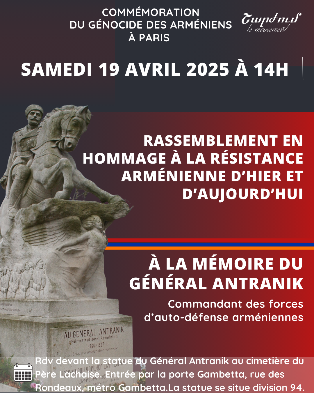 Charjoum, le 19 avril au Père Lachaise