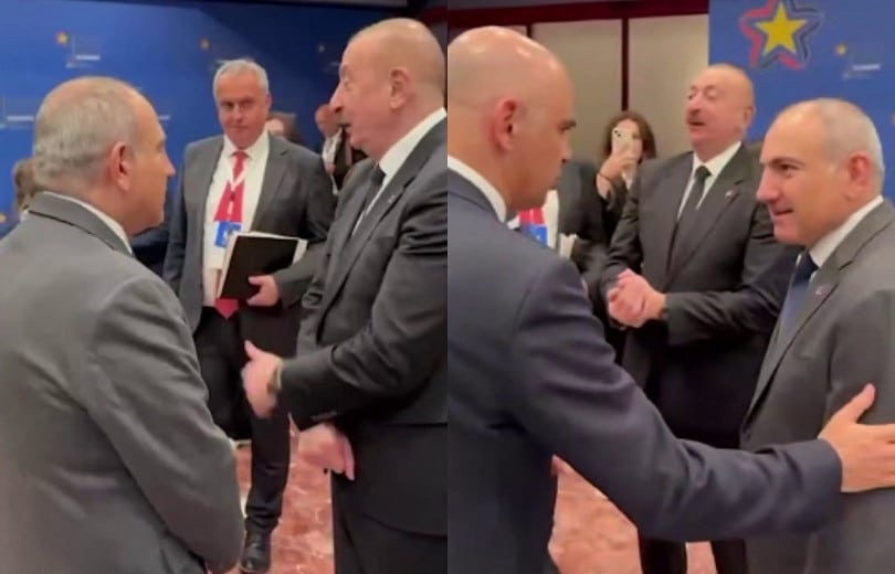 Nikol Pachinian et Ilham Aliev se sont brièvement rencontrés en Albanie