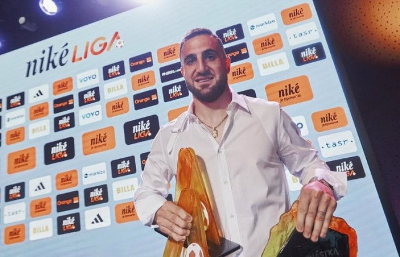 L’international arménien Tigran Barseghyan élu le meilleur joueur de la saison 2024/25 de la Nike League slovaque