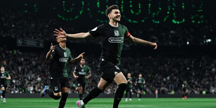L’international arménien Eduard Spertsyan milieu de terrain de Krasnordar établit un record unique dans le championnat de Russie