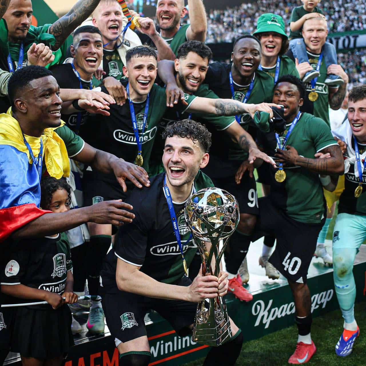 L&rsquo;équipe de Krasnodar d’Eduard Spertsyan a battu le Dynamo de Moscou et remporte le titre de champion de Russie pour la première fois de l&rsquo;histoire
