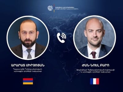 Les ministres des Affaires étrangères d’Arménie et de France échangent leurs réflexions sur les mesures visant à approfondir leur partenariat