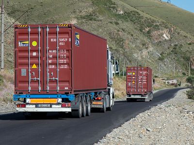 19 % du trafic routier de marchandises en Géorgie s&rsquo;effectue via la route Russie-Arménie